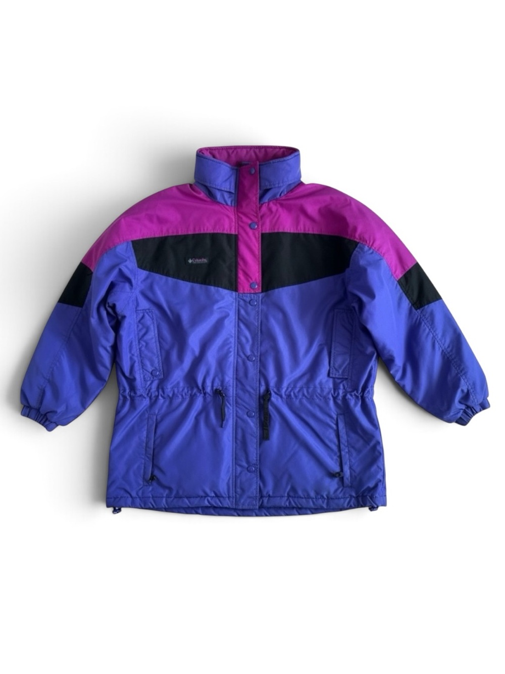 Columbia Vintage 90’s Ski Jacket Y2K Retro Coat Purple Magenta Colorblock Large